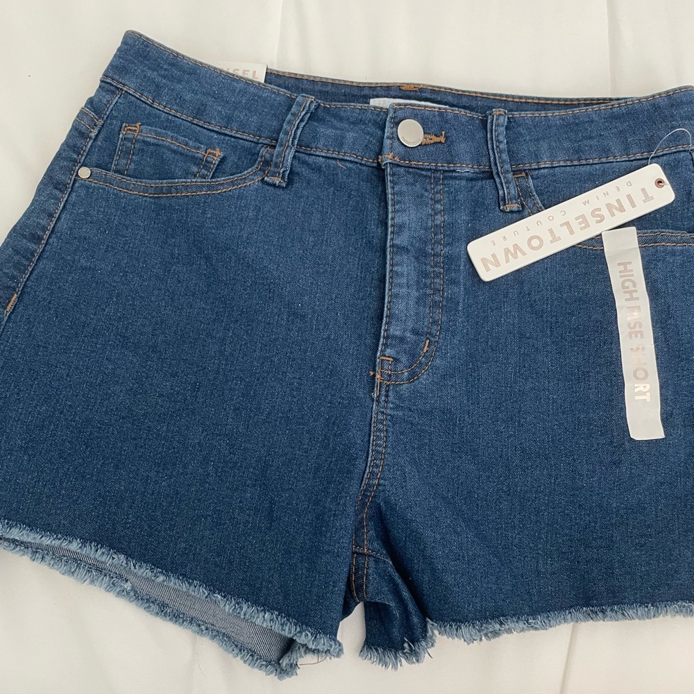 Tinseltown high rise jeans shorts